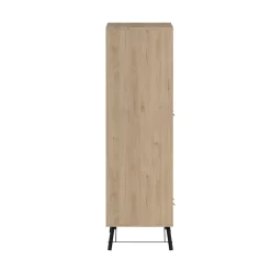 Kledingkast Ry met 3 deuren + 3 lades Hickory - Giga Living