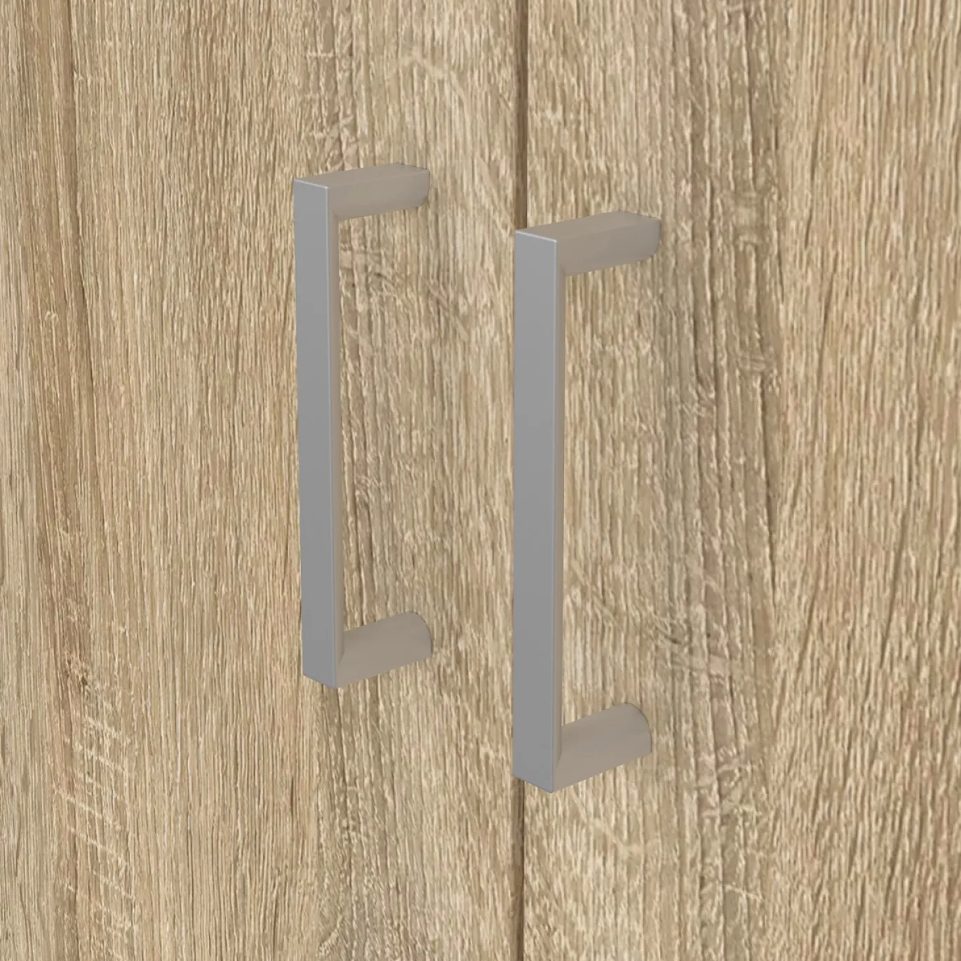 Kledingkast Space Naturel 2-deurs + 1-lade - Giga Living
