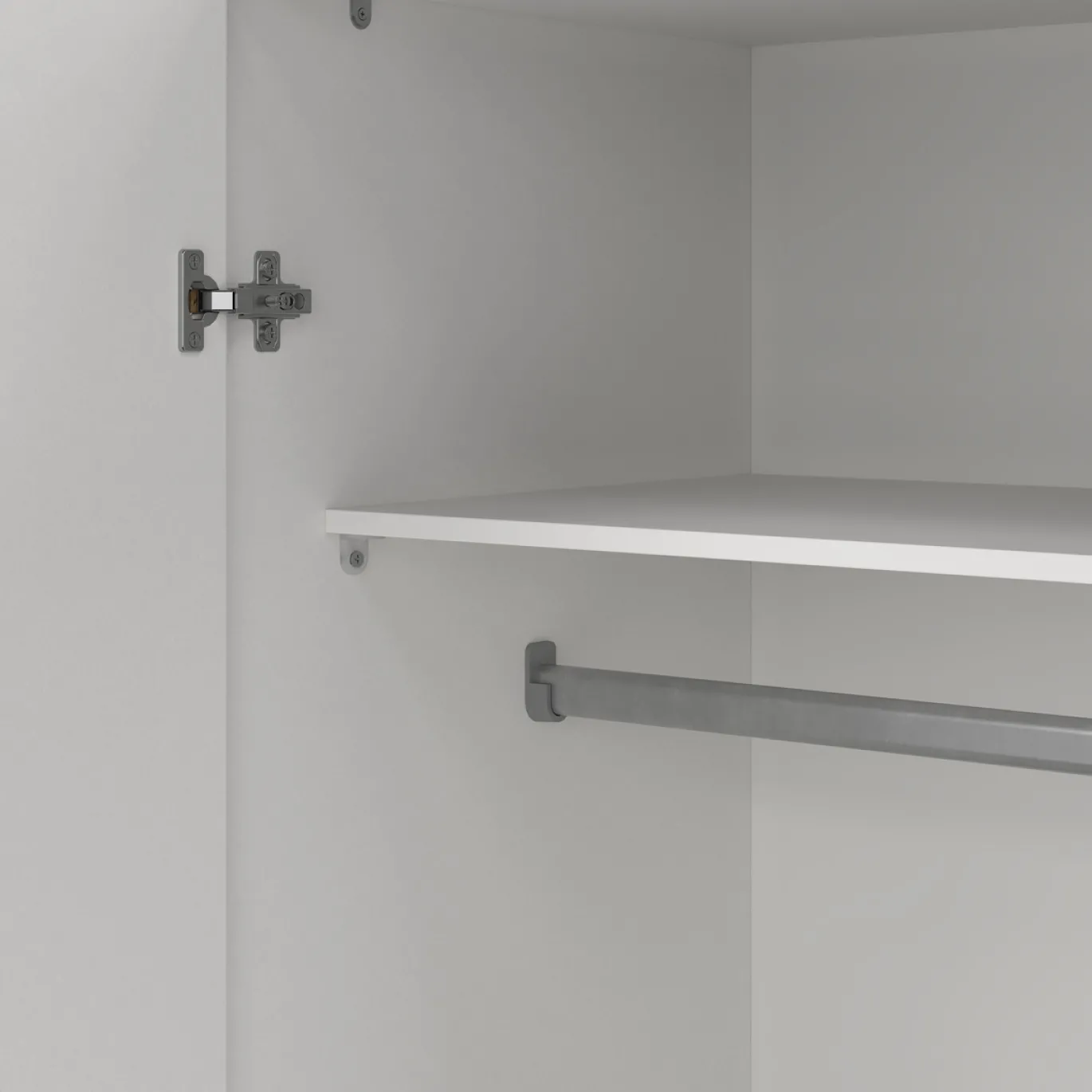 Kledingkast Space Wit 2-deurs 175cm - Giga Living