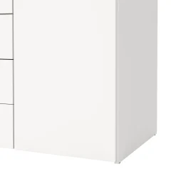 Kledingkast Space Wit 4-deurs + 3-lades - Giga Living
