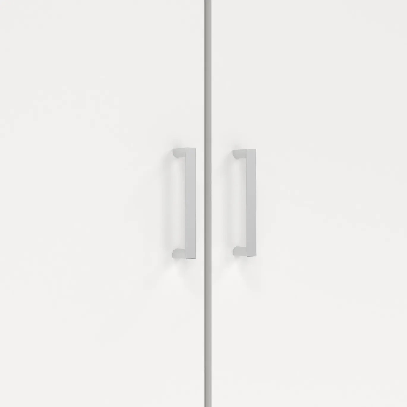 Kledingkast Space Wit 2-deurs + 3-lades 200cm - Giga Living