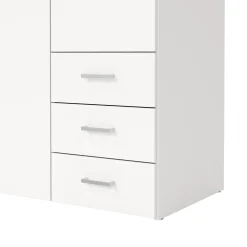 Kledingkast Space Wit 2-deurs + 1-lade - Giga Living