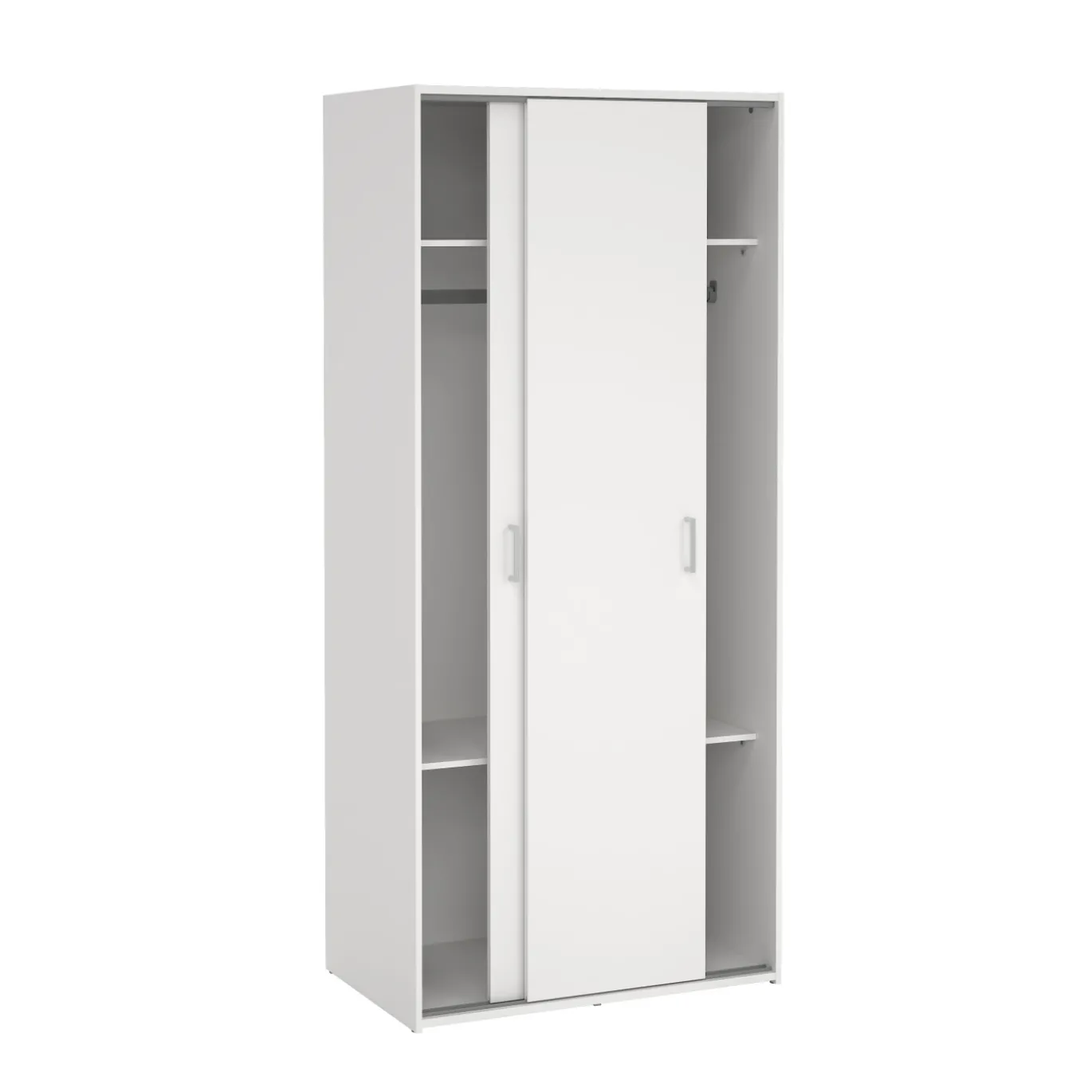 Kledingkast Space Wit - Giga Living