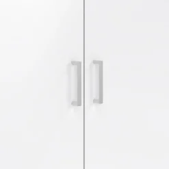 Kledingkast Space Wit Hoogglans 3-deurs + 3-lades - Giga Living