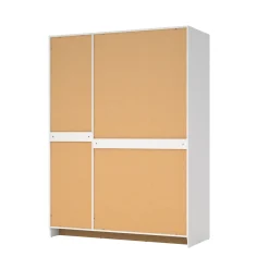 Kledingkast Viggo 3-Deurs Wit - Giga Living