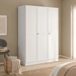 Kledingkast Viggo 3-Deurs Wit - Giga Living