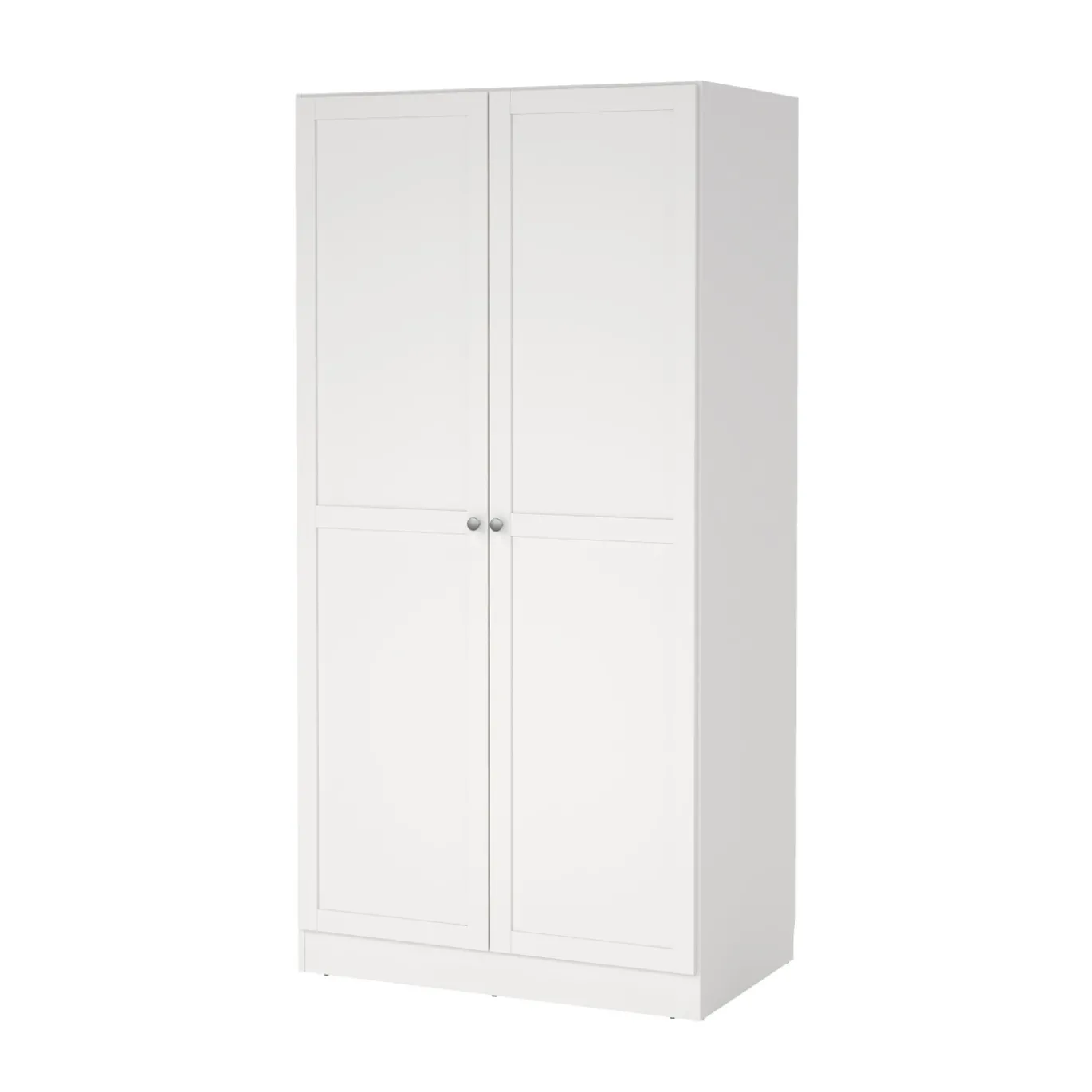 Kledingkast Viggo 2-Deurs Wit - Giga Living