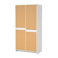 Kledingkast Viggo 2-Deurs Wit - Giga Living