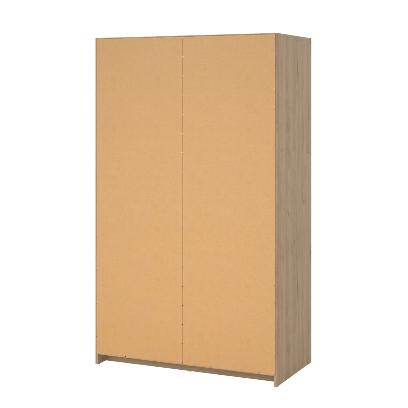 Kledingkast Ylva met 1 Schuifdeur + 1 deur + 3 lades Hickory - Giga Living