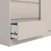 Kledingkast Ylva 1 Schuifdeur + 1 deur + 3 Lades Cashmere - Giga Living