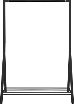 Kledingrek Norvik Zwart 165cm - Giga Living