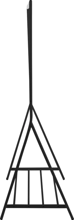 Kledingrek Norvik Zwart 165cm - Giga Living