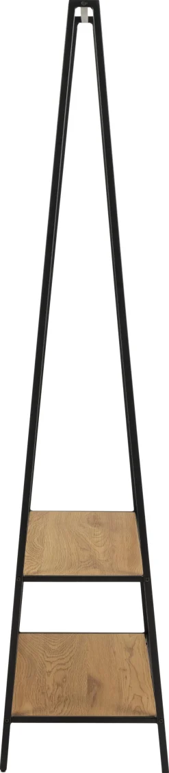 Kledingrek Varven Frame Steel Mat Zwart/Naturel - Giga Living