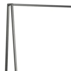 Kledingrek Varven Frame Steel Mat Zwart/Naturel - Giga Living