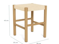 Kruk Marijn Naturel 35cm - Giga Living