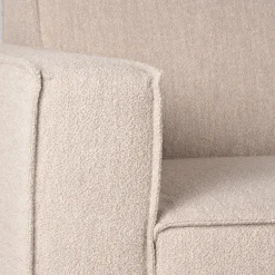 LABEL51 Bank Kay Naturel Bouclé 2,5-Zits + Ottomane Rechts