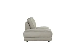 LABEL51 Bank Tivoli Element Ottomane Links Taupe Micro Suede