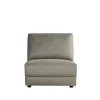 LABEL51 Bank Tivoli Element 1,5-Zits Zonder Arm Taupe Micro Suede