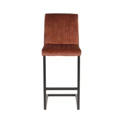 LABEL51 Barkruk Milo Rust Velours