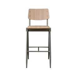 LABEL51 Barkruk Solid Walnoot
