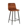 LABEL51 Barstoel Jelt Oker Velours