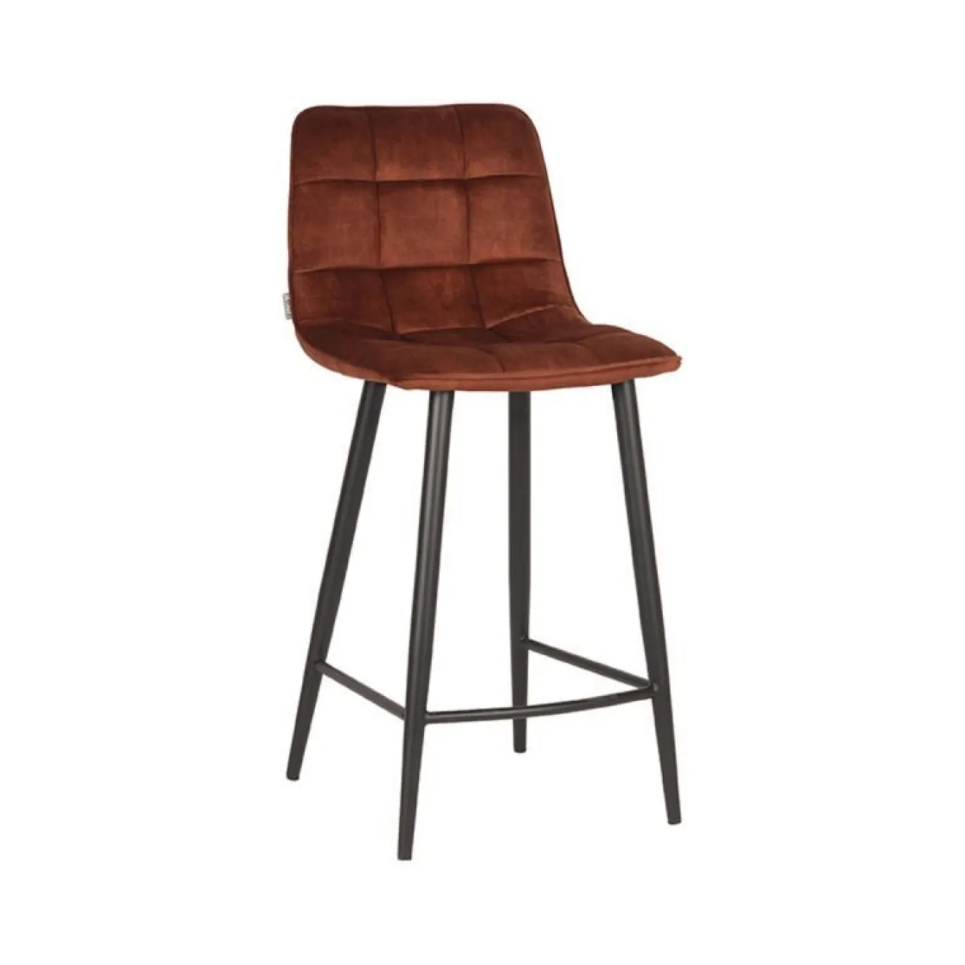 LABEL51 Barstoel Jelt Rust Velours