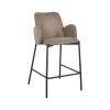 LABEL51 Barstoel Joni Taupe Micro Suède Zithoogte 65cm