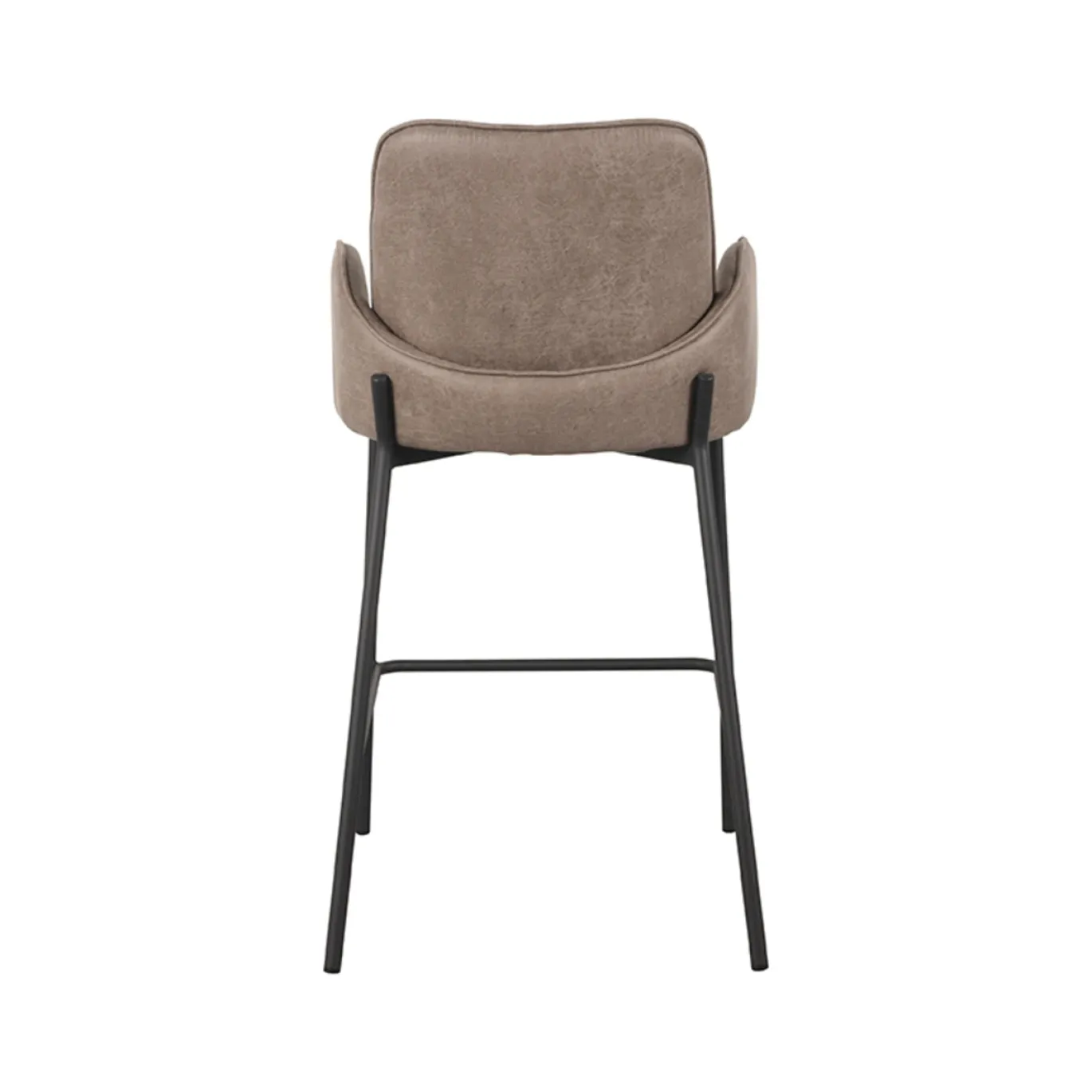LABEL51 Barstoel Joni Taupe Micro Suède Zithoogte 65cm