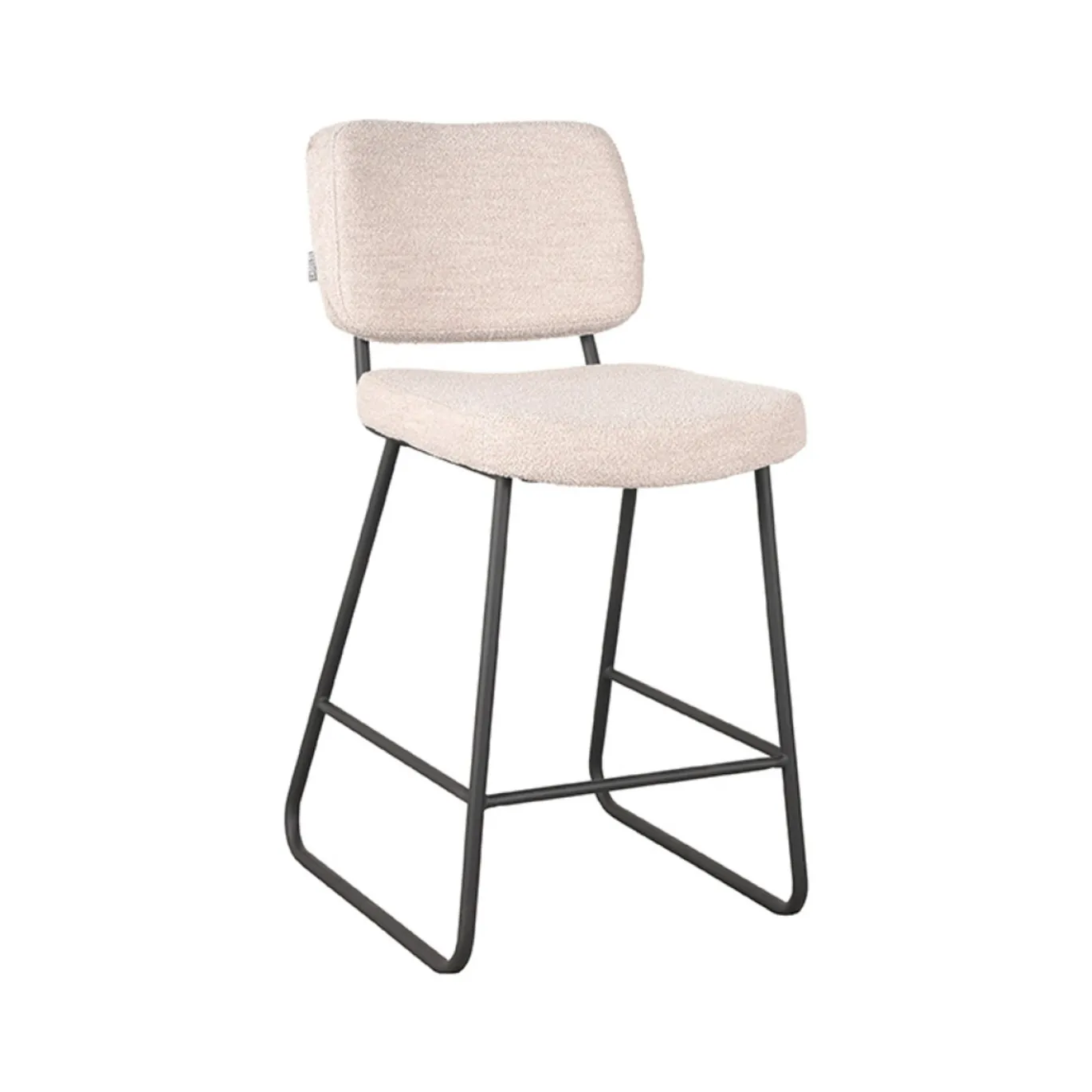 LABEL51 Barstoel Noah - Naturel - Bouclé