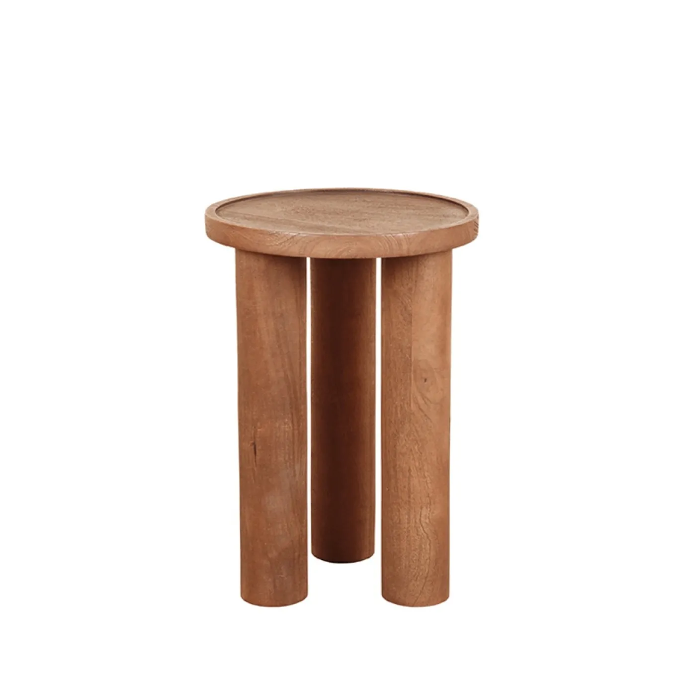 LABEL51 Bijzettafel Elly Bruin Ø42cm