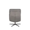 LABEL51 Draaifauteuil Alvar Antraciet Cosmo Incl. Hocker