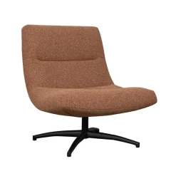 LABEL51 Draaifauteuil Calix Bouclé Koraal