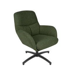 LABEL51 Draaifauteuil Chill Zone Bouclé Forest/Zwart