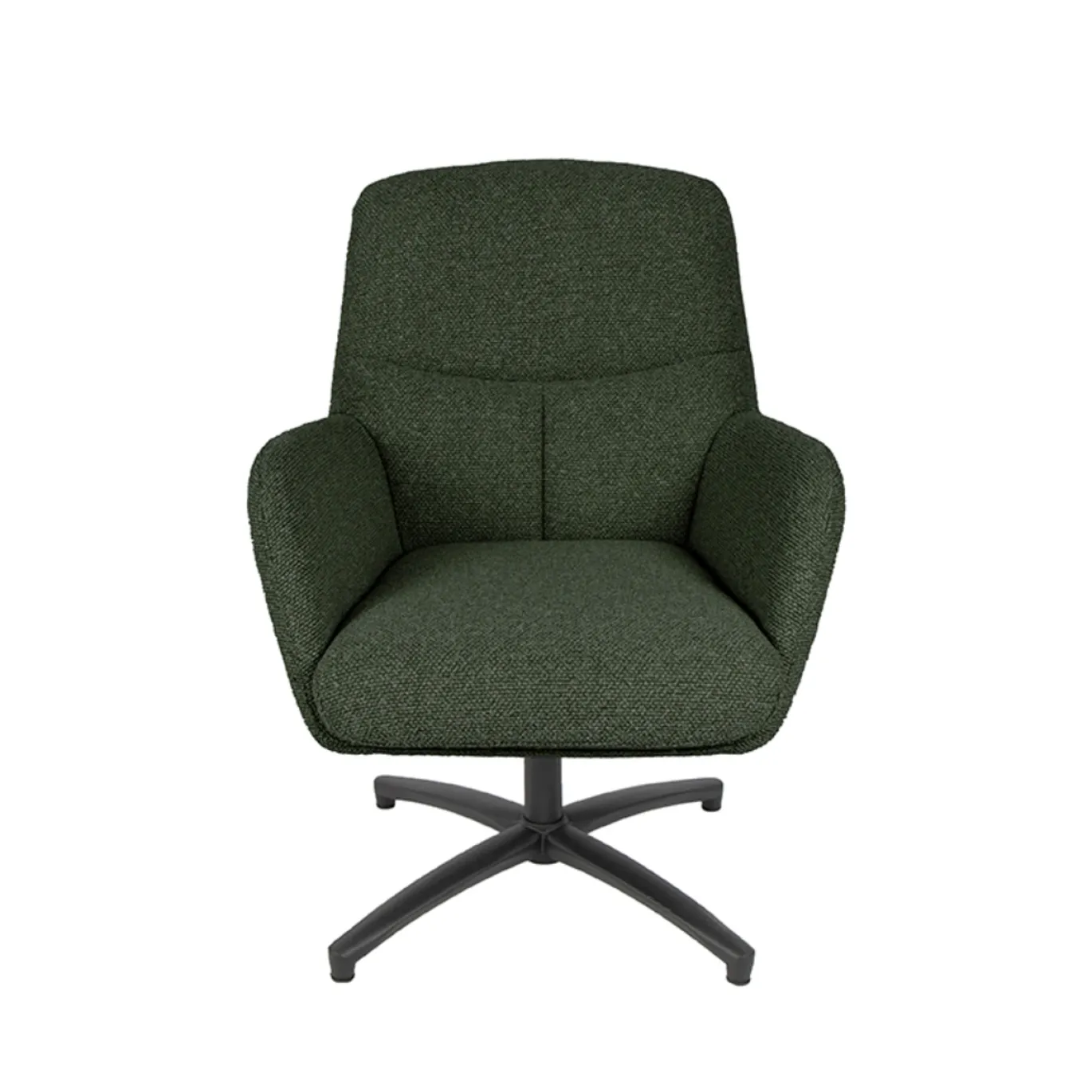 LABEL51 Draaifauteuil Chill Zone Bouclé Forest/Zwart
