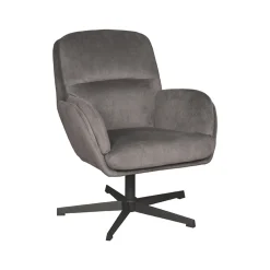 LABEL51 Draaifauteuil Moss Antraciet Cosmo