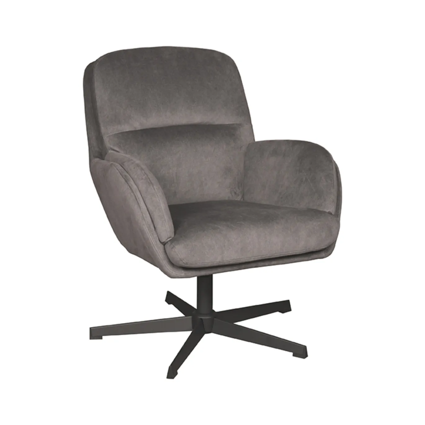 LABEL51 Draaifauteuil Moss Antraciet Cosmo