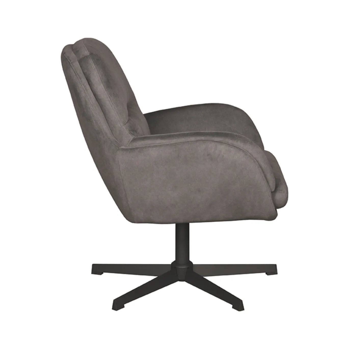 LABEL51 Draaifauteuil Moss Antraciet Cosmo