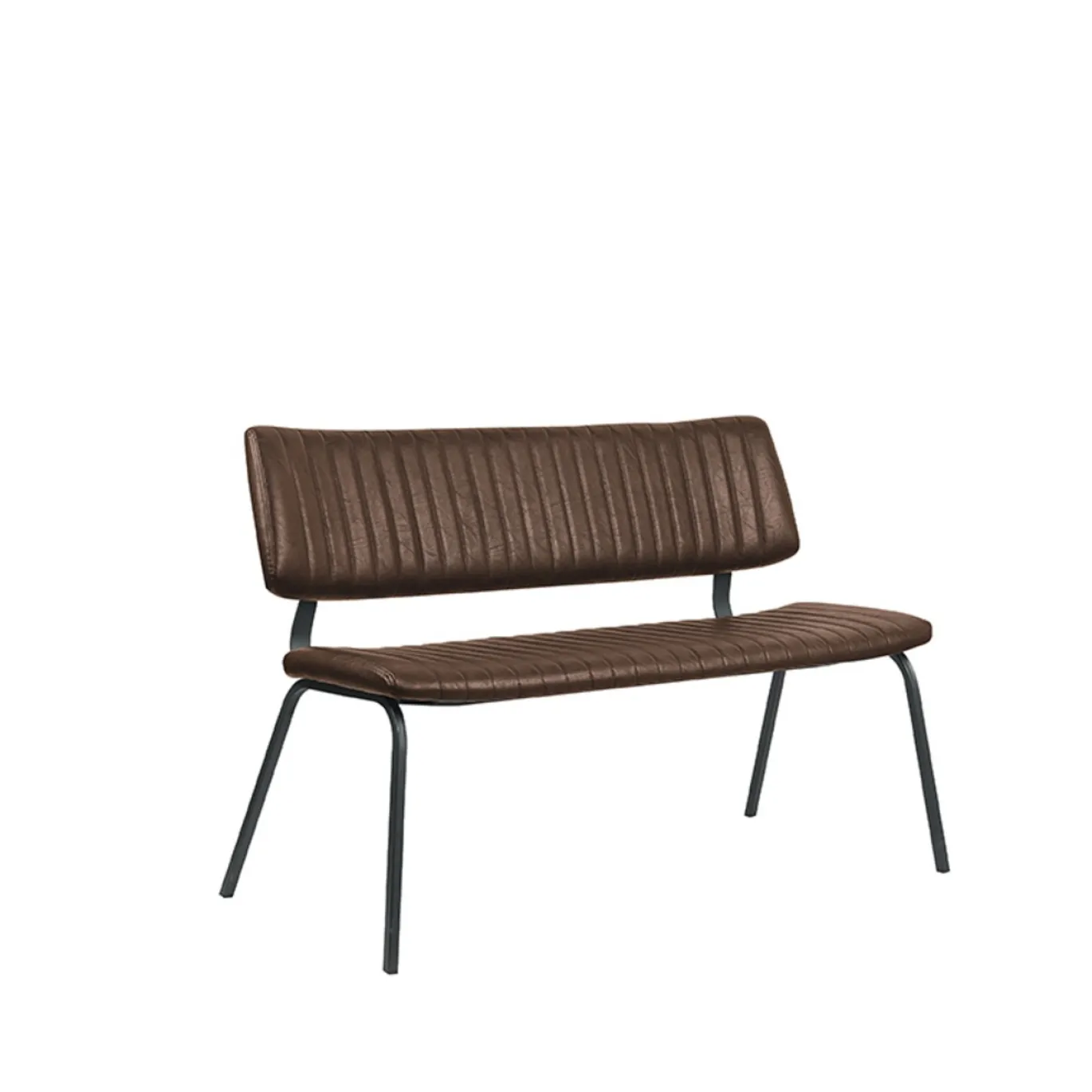 LABEL51 Eetkamerbank Gusto PU-Leer Bruin