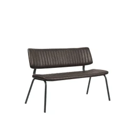 LABEL51 Eetkamerbank Gusto PU-Leer Donkerbruin