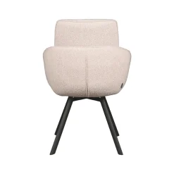 LABEL51 Eetkamerstoel Beauty Naturel Bouclé