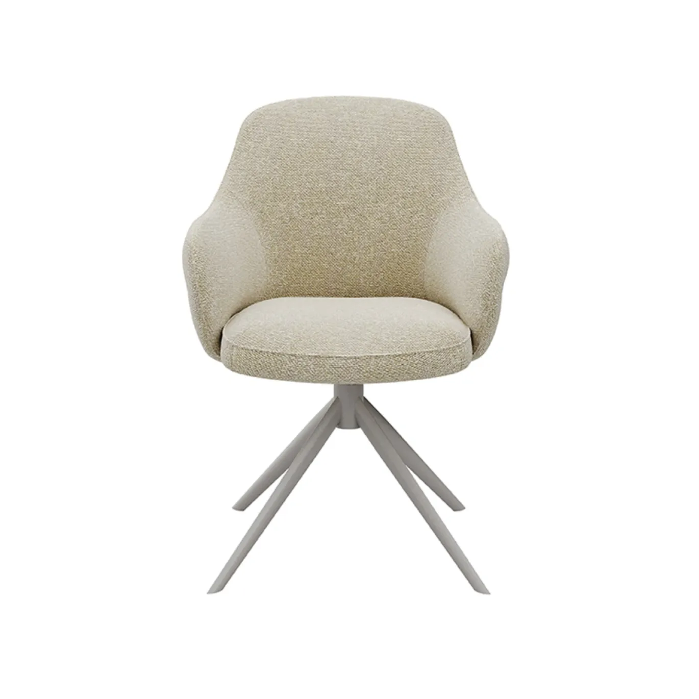 LABEL51 Eetkamerstoel Bern Bouclé Naturel/Taupe