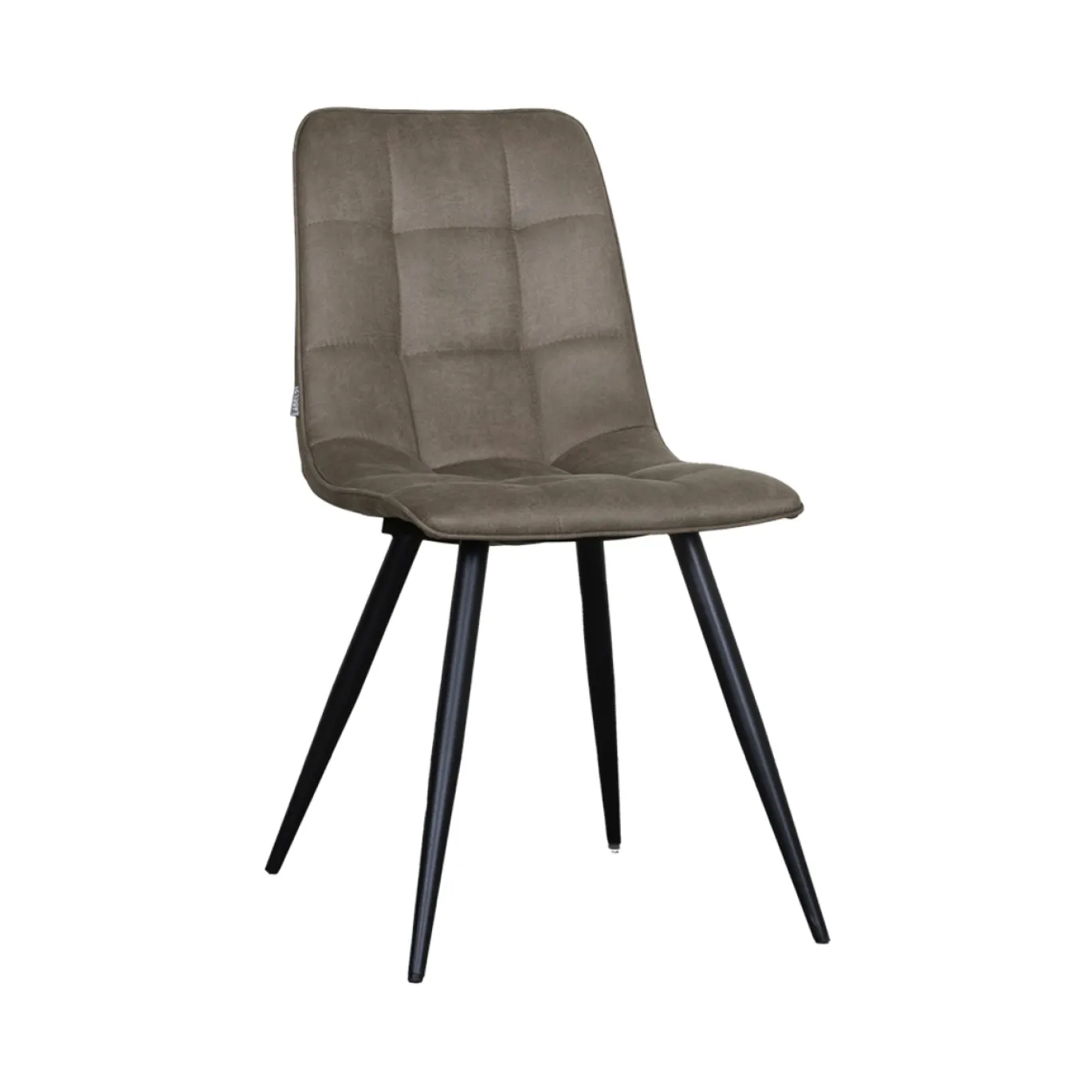 LABEL51 Eetkamerstoel Bistro Micro Suède Taupe