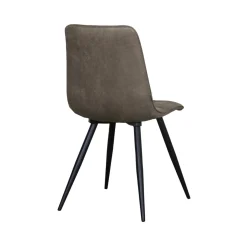 LABEL51 Eetkamerstoel Bistro Micro Suède Taupe