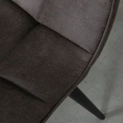 LABEL51 Eetkamerstoel Bistro Micro Suède Antraciet
