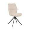 LABEL51 Eetkamerstoel Comfy Naturel/Zwart Boucle