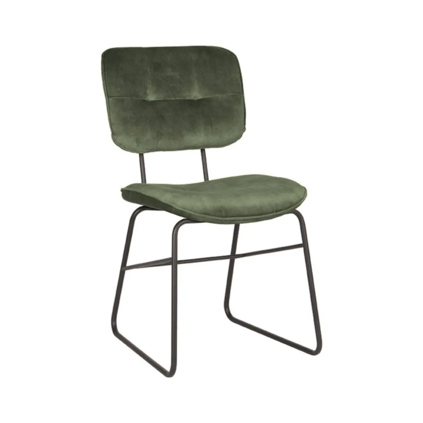 Label51 Eetkamerstoel Dez Velvet Groen
