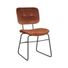 Label51 Eetkamerstoel Dez Velvet Brick