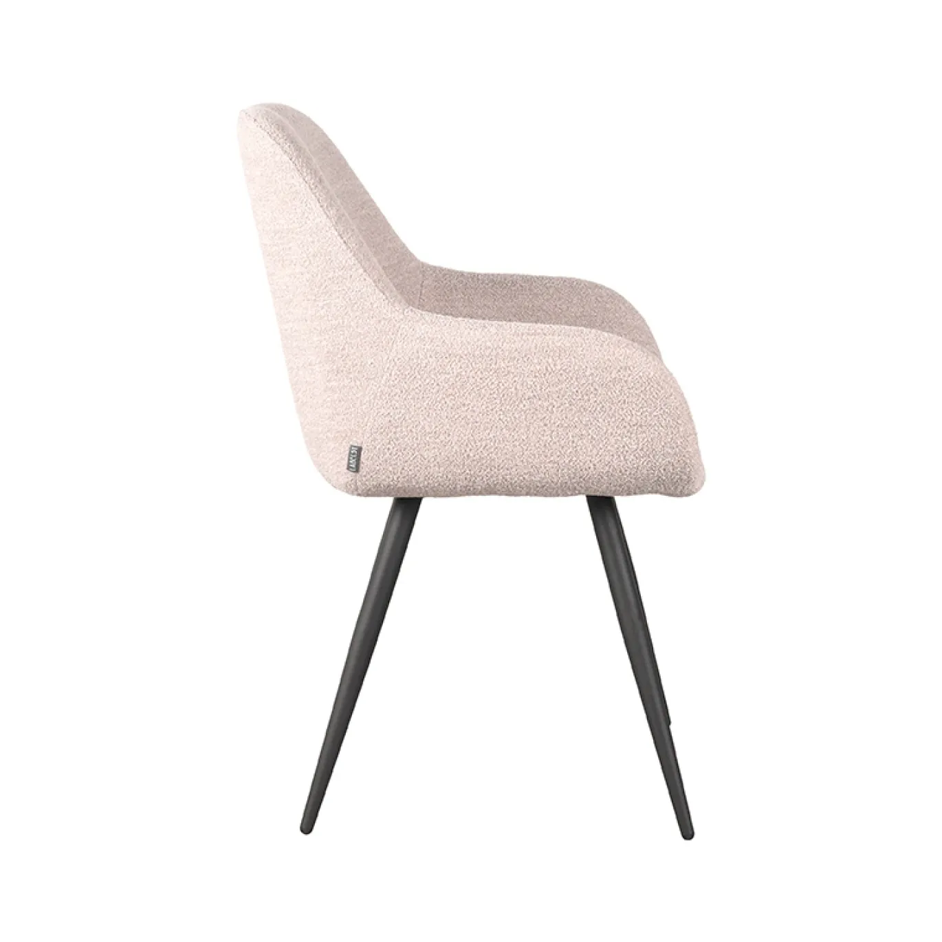 LABEL51 Eetkamerstoel Fender - Naturel - Bouclé