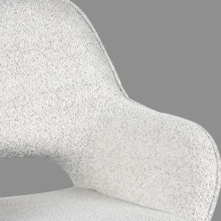 LABEL51 Eetkamerstoel Fer Créme Boucle