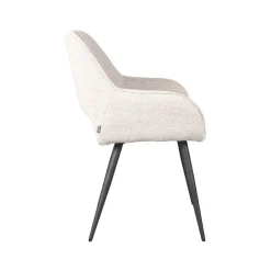 LABEL51 Eetkamerstoel Fer Naturel Bouclé